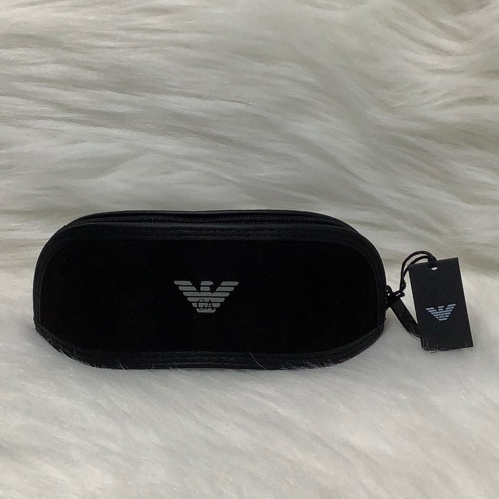 NEW Emporio Armani Sunglass Case Gray